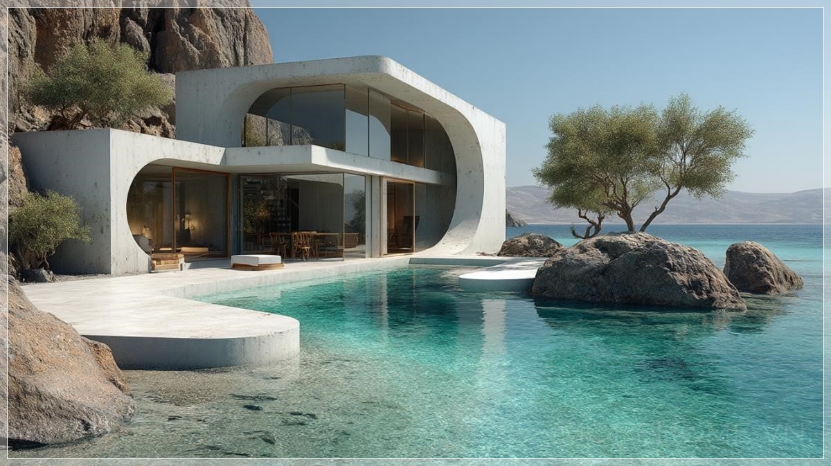 Kiến Trúc Tương Lai Giữa Thiên Đường Hy Lạp: Villa Elafonisos - Nơi Thời Gian Ngừng Trôi...