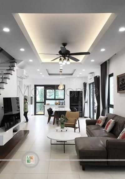 Thi công nội thất biệt thự Vinhomes Thăng Long - Anh Minh