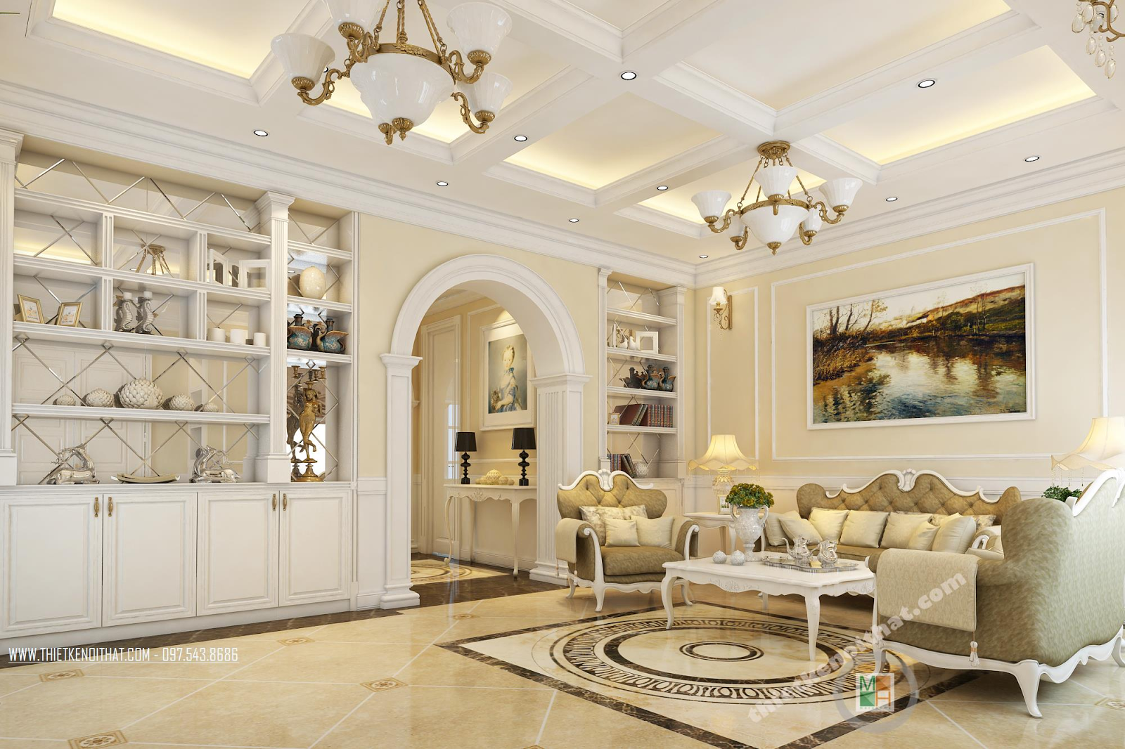 Tổng hợp các mẫu thiết kế biệt thự cổ điển đẹp