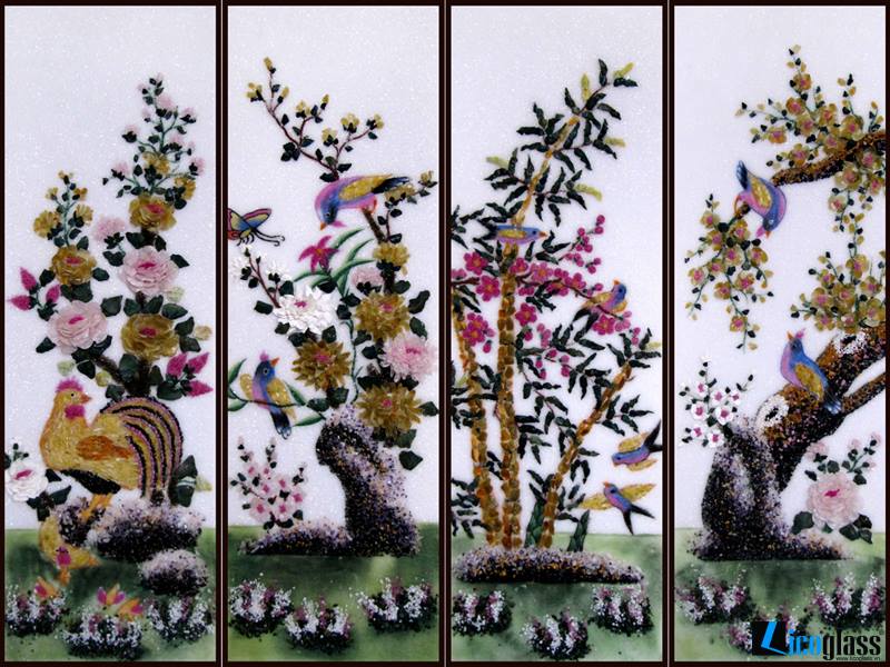 Các mẫu tranh kính nghệ thuật đẹp cho từng không gian Các mẫu tranh kính nghệ thuật đẹp cho từng không gian