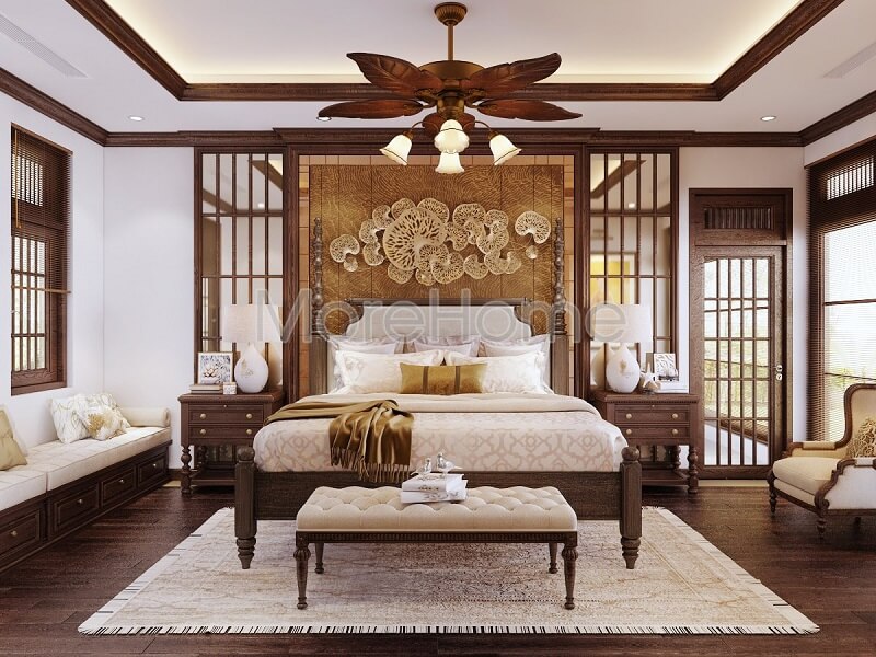 Giường ngủ gỗ óc chó Giường ngủ gỗ óc chó