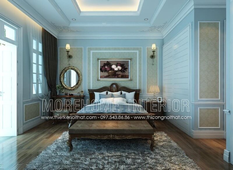 Giường ngủ gỗ óc chó Giường ngủ gỗ óc chó